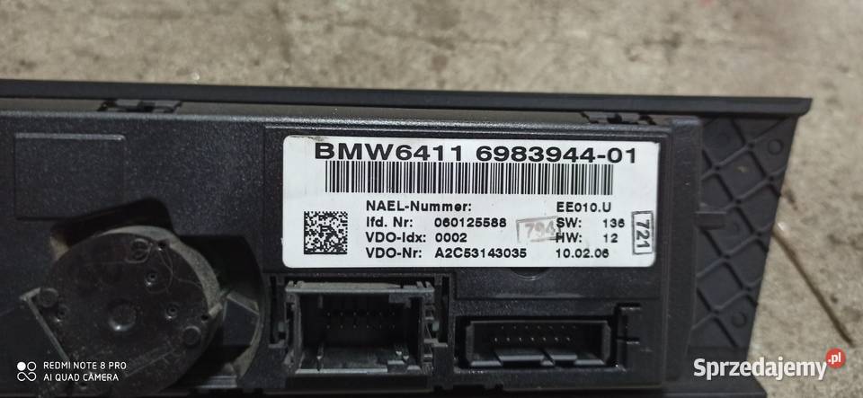 bmw e90 e87 zmieniarka cd