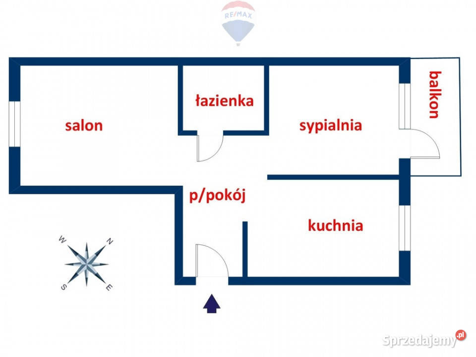 2 pok z balkonem stacji metra Ursynów Wynajem