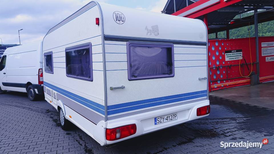 przyczepa kempingowa campingowa HOBBY kemping Motoryzacja śląskie Międzybrodzie Bialskie