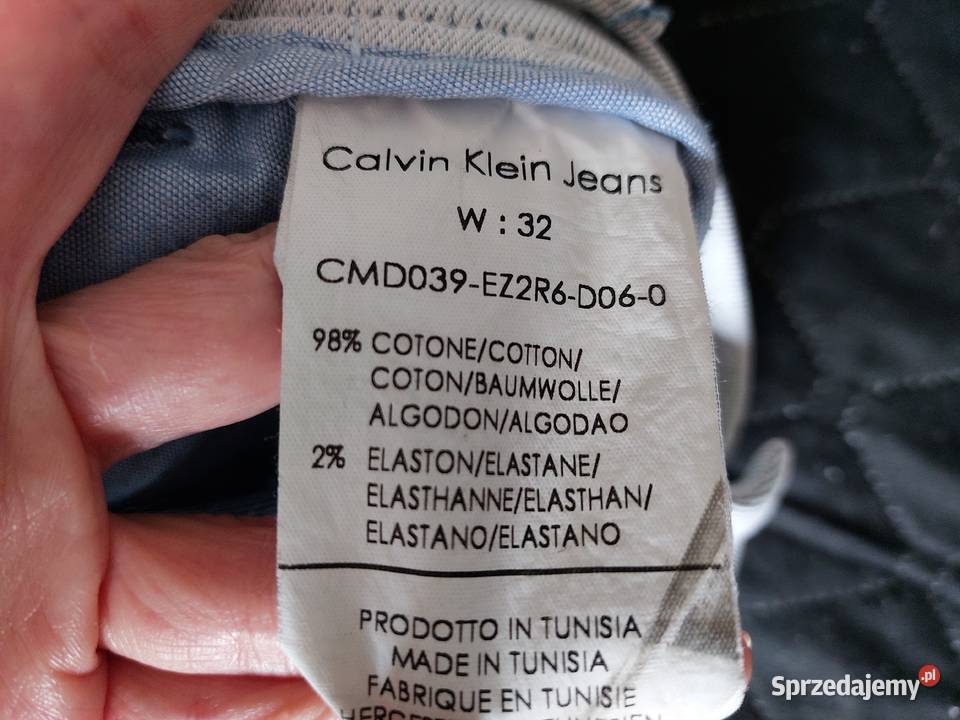 jeansowe męskie szorty Calvin Klein Jeans Odzież codzienna wielkopolskie Poznań sprzedam
