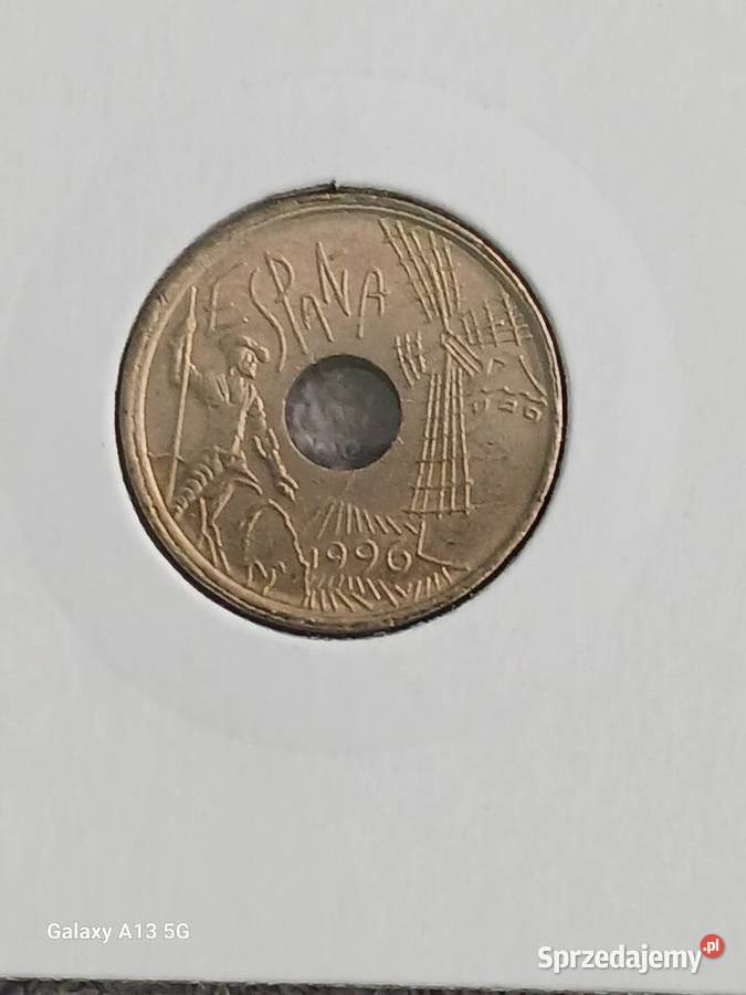 25 Pesetów Hiszpania 1996 r UNC Antyki, Sztuka, Kolekcje Konin