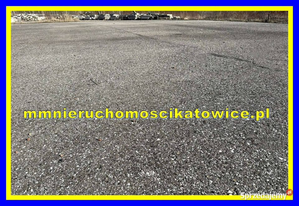 Działka asfaltowa z mediami do wynajęcia 2500m2 śląskie Mysłowice
