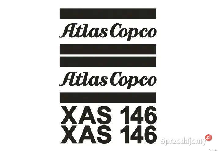 Naklejki oklejenie ATLAS COPCO XAS 146 Zamiennik Janików