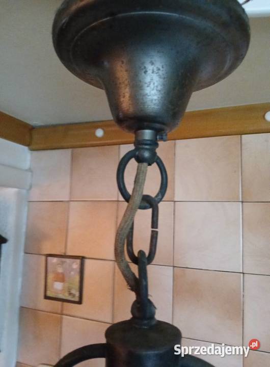 Lampa z epoki do odrestaurowania Całkowita Tarnobrzeg sprzedam