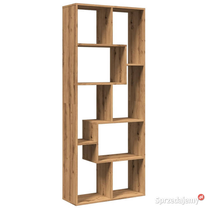 Regał przegroda dąb artisan 67x25x1615 WM858083 mazowieckie Warszawa