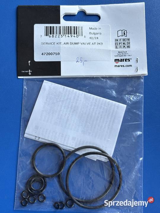 Kit serwisowy Air Dump Valve AT 2K3 do Jackietów Sport i Wypoczynek śląskie Bytom