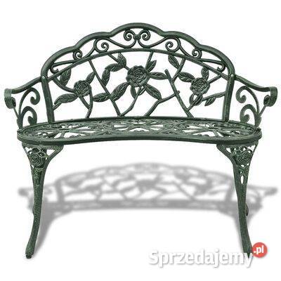 vidaXL Ławka ogrodowa 100 odlewane aluminium mazowieckie Warszawa