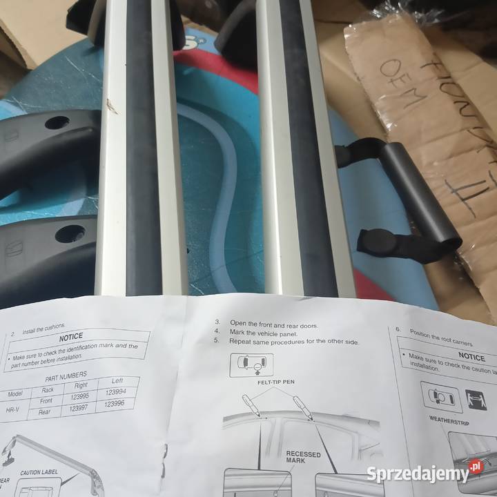Honda Hrv 2 relingi dachowe Thule Łańcut