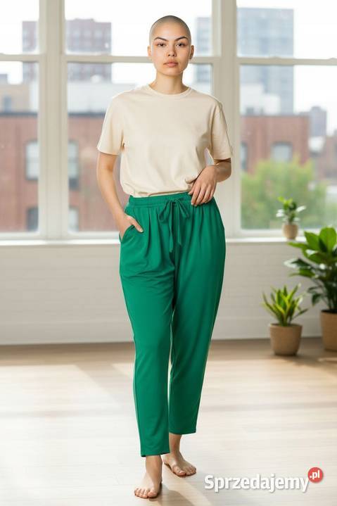 Spodnie cygaretki elegancja i szyk elastyczne Wieluń