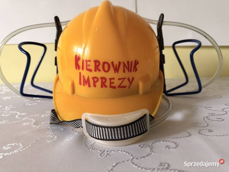 Kask Imprezowy Kierownik Imprezy Żółty Hełm do Czerwionka-Leszczyny sprzedam