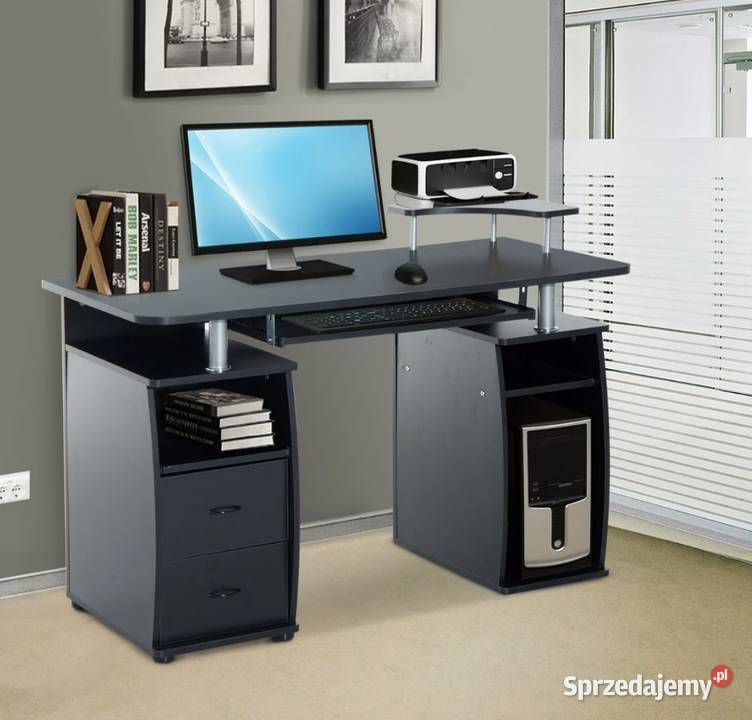Nowe biurko komputeroww czarne