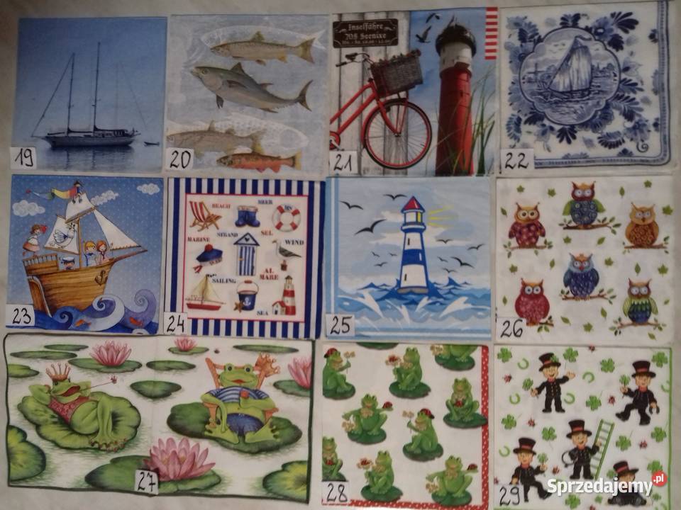 Serwetki decoupage różna tematyka NOWE WZORY Laskowiec
