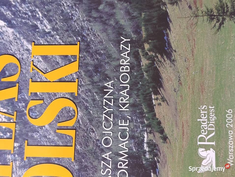 Ilustrowany atlas Polski nasza ojczyzna mapy Mapy i przewodniki Poznań