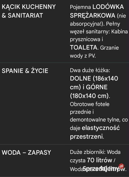 5 osobowy Kamper Kampervan Jumper Rok produkcji 2008 Kampery sprzedam