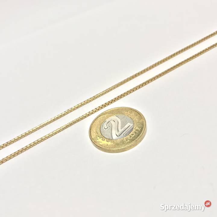 Złoty ŁAŃCUSZEK damski 8K cudowna ŻMIJKA 45 Warszawa