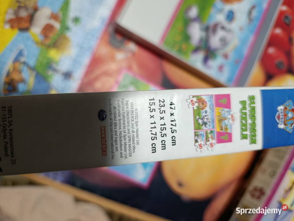 Puzzle przedstawia sceny z bajki Psi Patrol Puzzle wielkopolskie Poznań