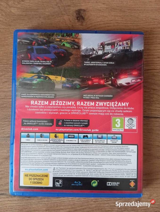 Driveclub wyścigi samochodowe na PlayStation 4 4 Gry na konsole Piotrków Trybunalski