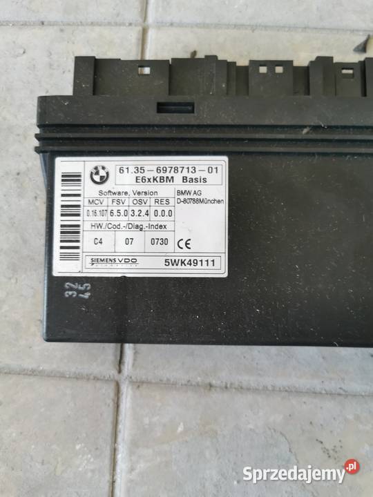 BMW M5 E60 MODUŁ STEROWNIK KOMFORTU Nowy Sącz