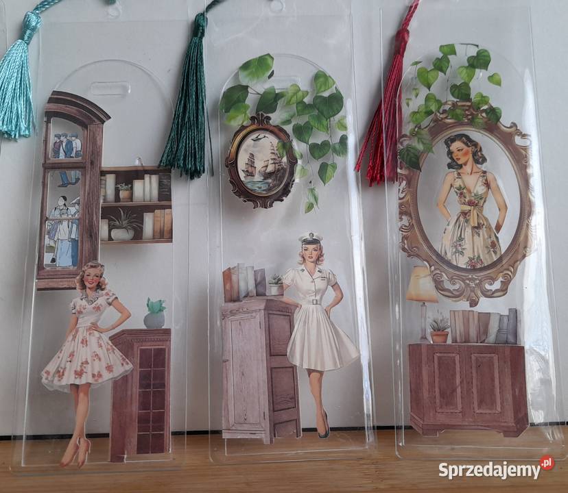 Zakładka do KsiążkiZakładki 4 sztuki 5 Hand Made sprzedam