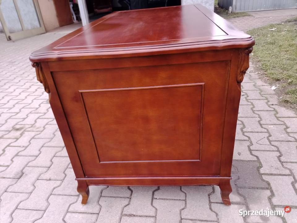 Komplet SANTIAGO 311 i Ława Dąb Skóra Bordo Komplety wypoczynkowe