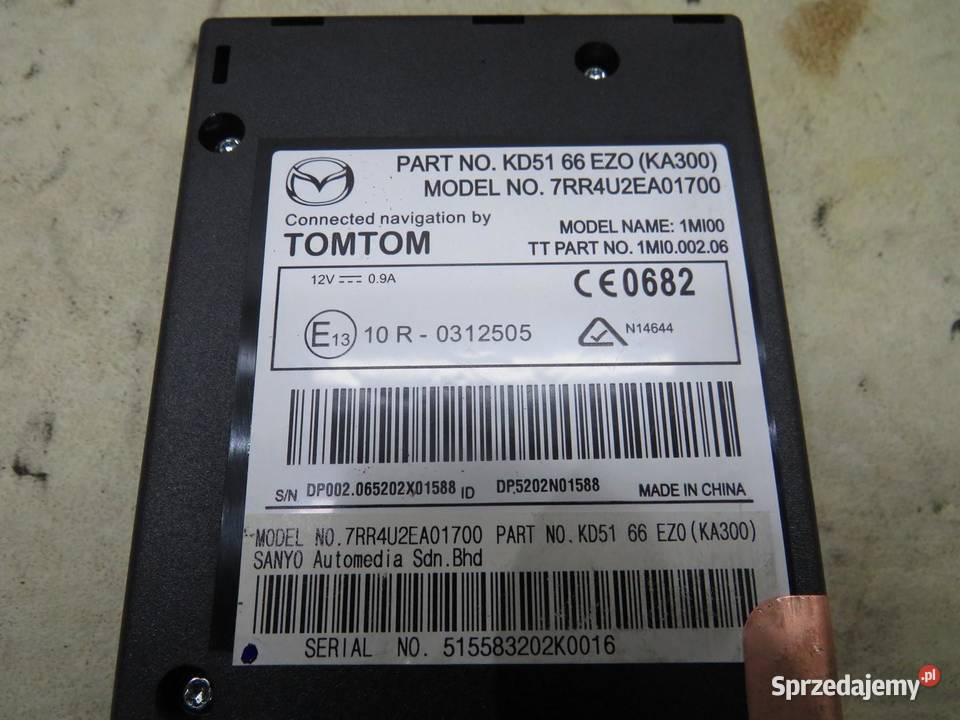 STEROWNIK MODUŁ GPS MAZDA CX5 KD5166EZO sprzedam