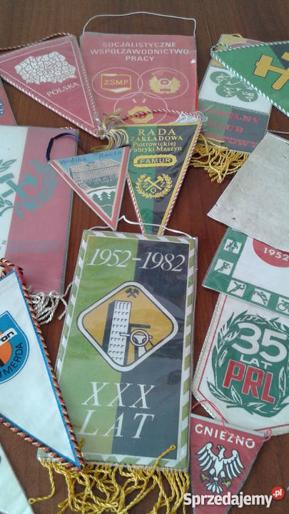 Stare proporczyki kolekcjonera PRL