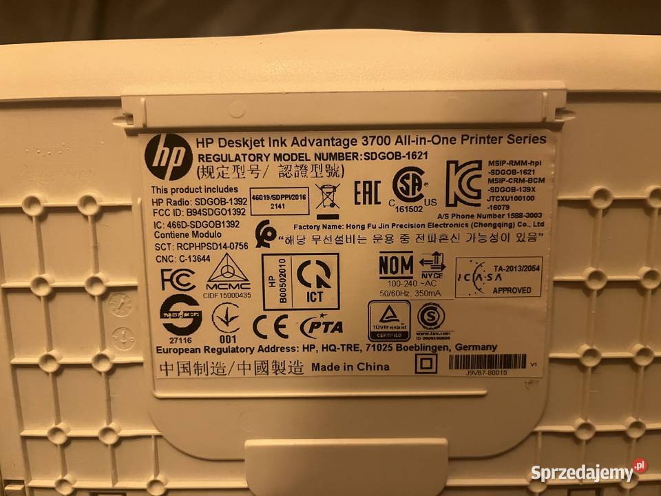 Drukarka HP Desk Jet 3775 Warszawa