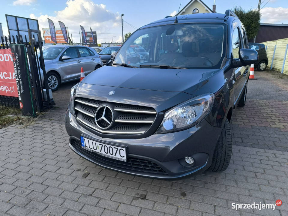 Mercedes Citan Tourer 15 dCi Klimatronic Navi światła do jazdy dziennej lubelskie Łuków sprzedam