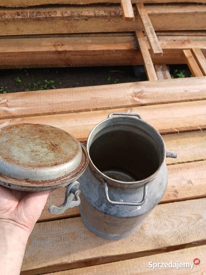 Kana kanka pojemnik mleko miód żywność stara Sandomierz sprzedam