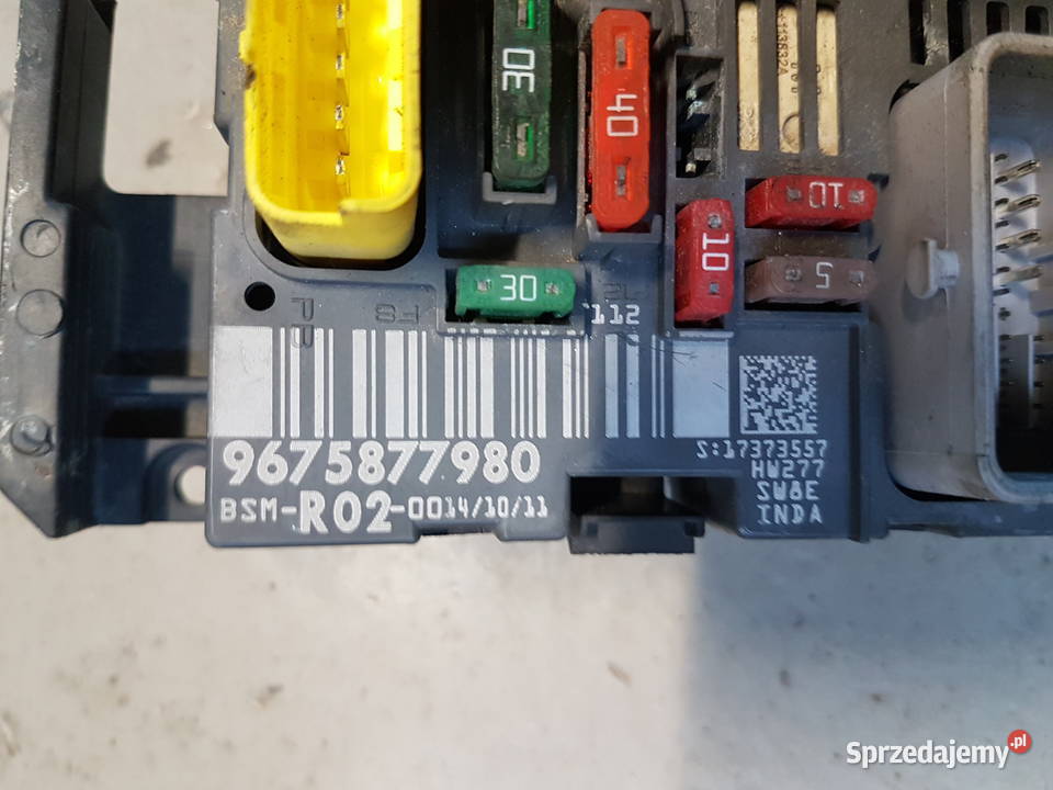 PEUGEOT 3008 CITROEN BSM R02 MODUL BEZPIECZNIKOW sprzedam