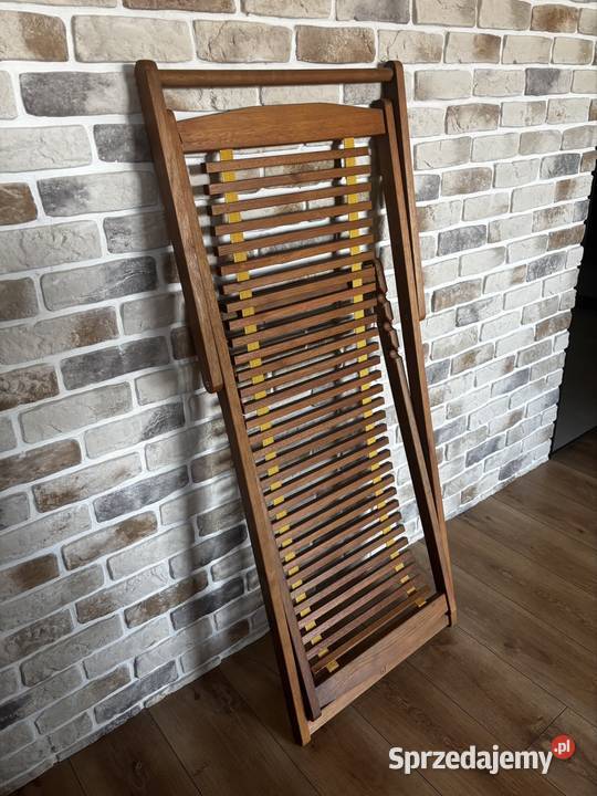 Leżak składany drewniany świętokrzyskie Staszów