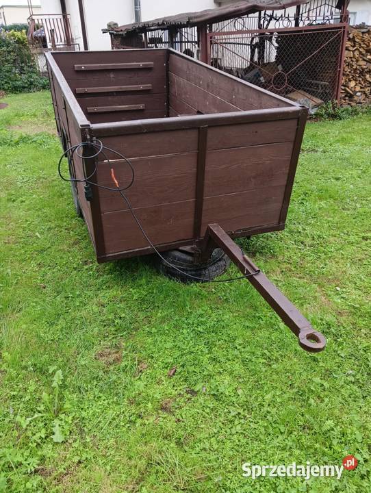 Przyczepa dwukołowa do ciągnika podkarpackie Miejsce Piastowe