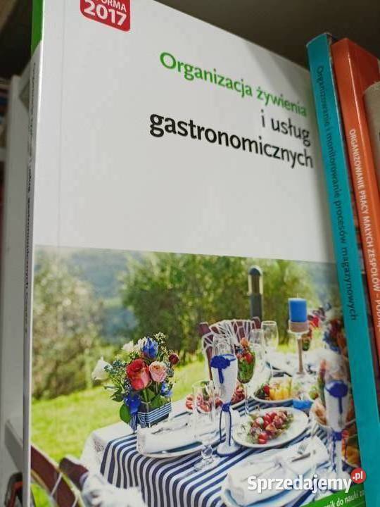 Organizowanie żywienia i usług gastronomicznych książki okaz