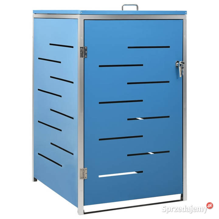 Osłona na 1 kosz na śmieci 69x775x1125 stal Warszawa sprzedam