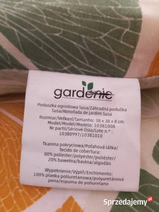 Poduszka ogrodowa 6 wielokolorowy warmińsko-mazurskie Elbląg