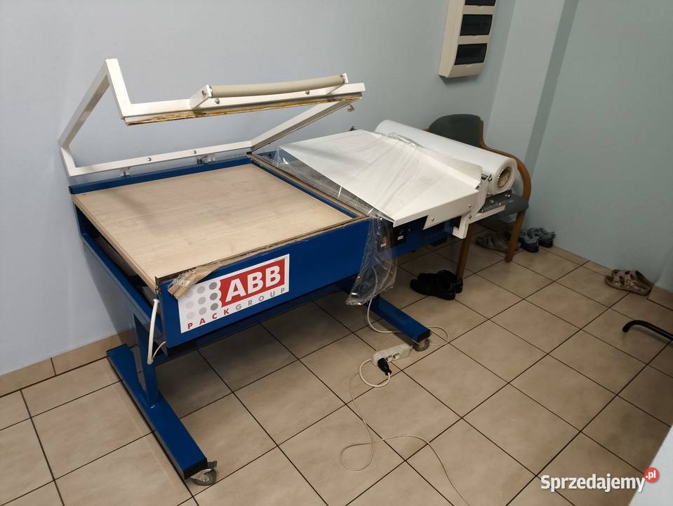 pakowaczka zgrzewarka folii do tekstyliów ABB Kęty