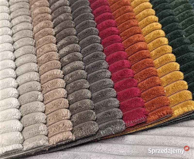 Zoom tkanina tapicerska obiciowa sztruks sprzedam