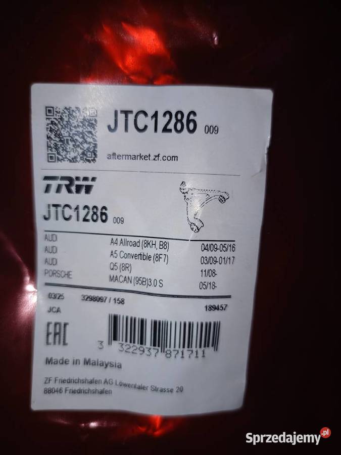 Wahacz zawieszenie koła TRW JTC1286 Wahacze Warszawa