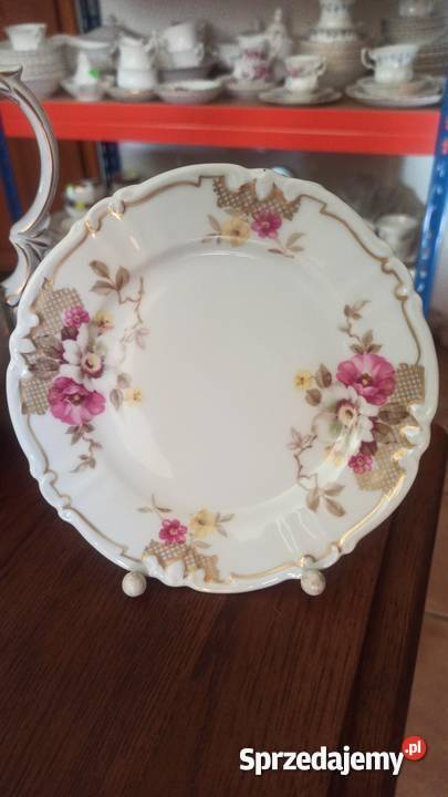 Patera sygnatura Altenburg Saxony Kwiat jabłoni Gdańsk