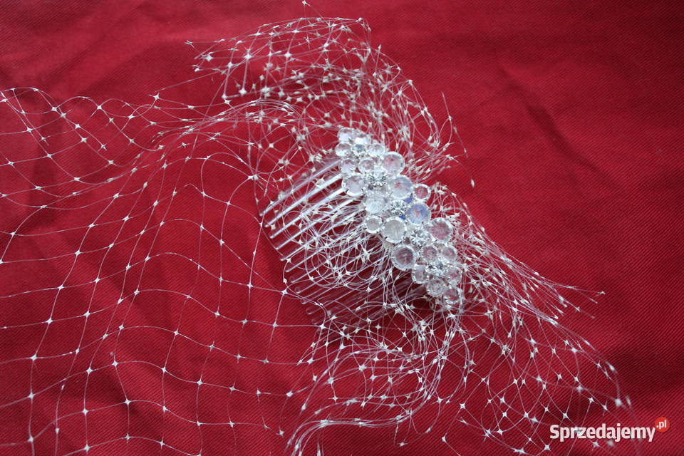 Woalka Ślubna Grzebień Stroik Ślubny Kristin