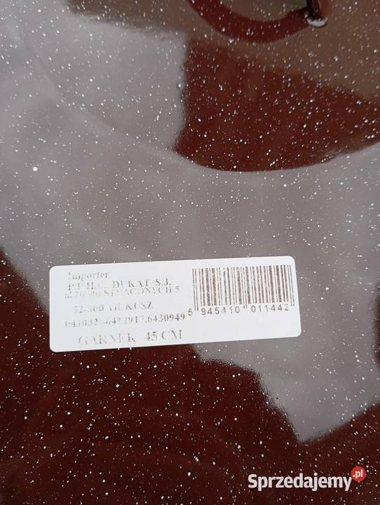 GARNEK EMALIOWANY 45 OLKUSZ NOWY Niemodlin