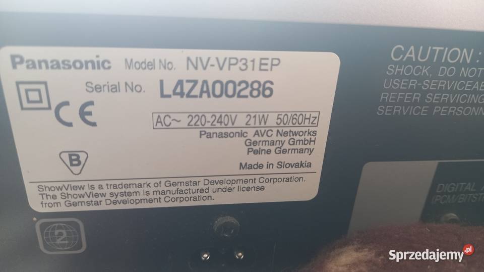 Magnetowid Panasonic NV V P 31