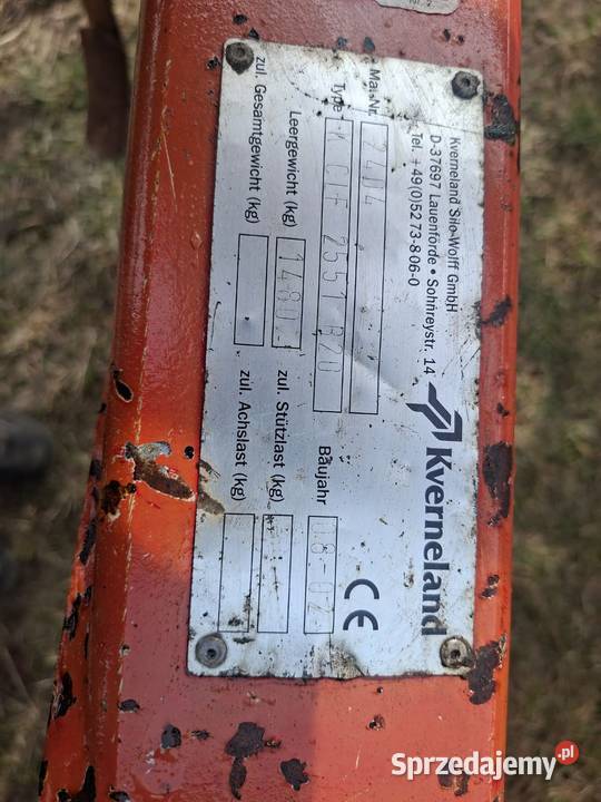 Agregat uprawowy Kverneland CLF gruber 6m Wąwelno