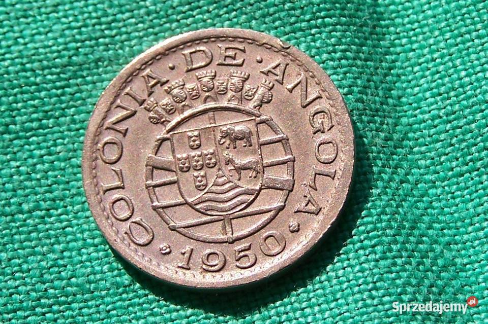 Colonia de Angola 50 centavos 1950 Numizmatyka