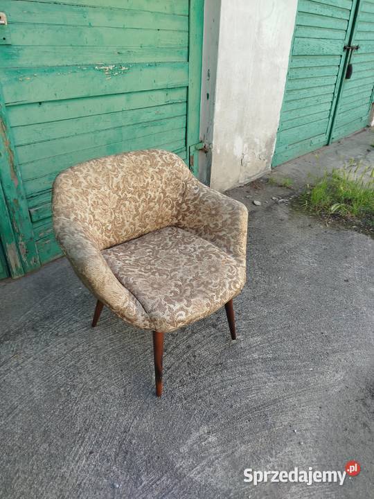 Fotel z PRL do renowacji Meble Opole