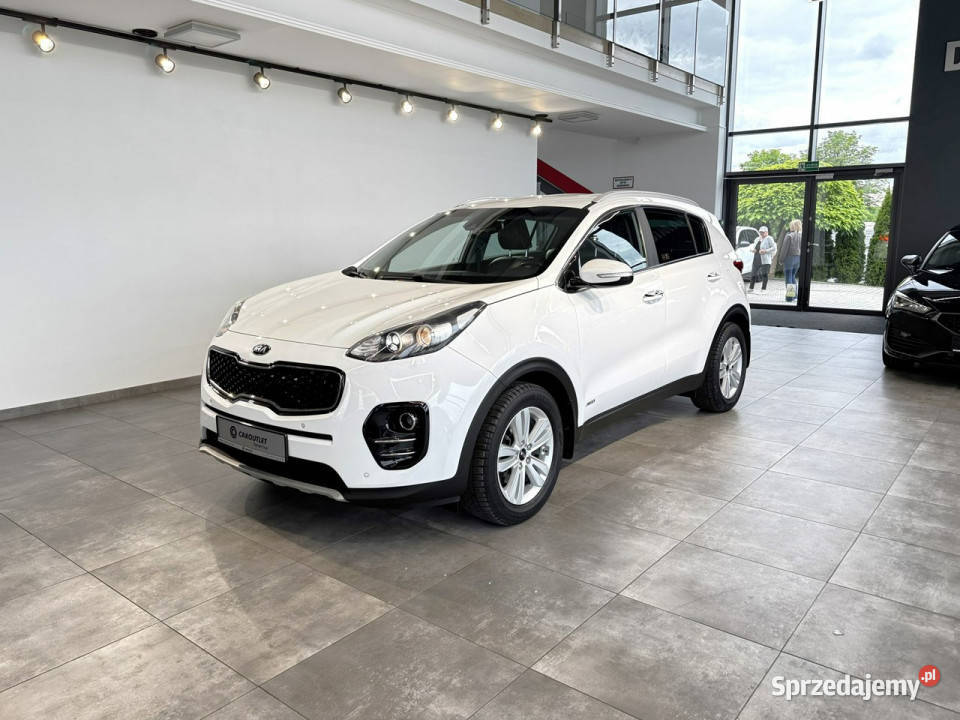 Kia Sportage BL 16TGDI 177 DCT AWD 2017 r salon biały Myślenice