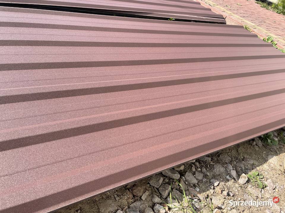 T18 blacha trapezowa 8017 mat Dom i Ogród Kunowa