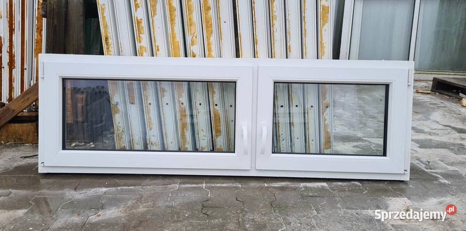 OKNA KacprzaK OKNO PCV 174X55 Używane Plastikowe 55cm Drzwi i okna Siedlce