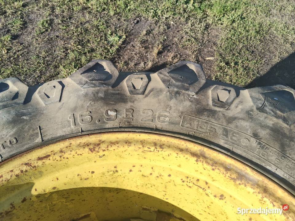 KOLA 2 SZTUKI FELGA OPONA JOHN DEERE 169R26 Konin