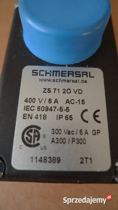 Wyłącznik linkowy SCHMERSAL ZS 71 2 VD nowy Białystok